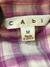 CAbi Plaid Purple Long Sleeve Button-Down Shirt Size M - photo 7