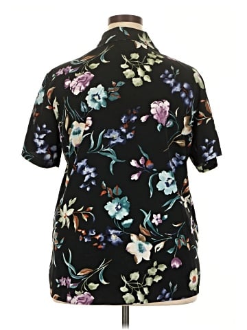 Jaclyn Smith Short Sleeve Blouse (view 2)