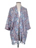 Joy Joy 100% Polyester Blue Poncho Size S - photo 1