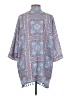 Joy Joy 100% Polyester Blue Poncho Size S - photo 2
