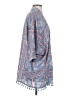 Joy Joy 100% Polyester Blue Poncho Size S - photo 4