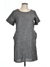 Assorted Brands Tweed Gray Casual Dress Size L - photo 1