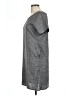 Assorted Brands Tweed Gray Casual Dress Size L - photo 5