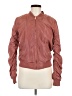 Mirrou 100% Polyester Burgundy Jacket Size 8 - photo 1