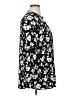 Lane Bryant 100% Rayon Floral Black Long Sleeve Blouse Size 14 - 16 Plus - photo 4