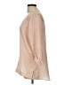 Express 100% Polyester Pink Tan 3/4 Sleeve Blouse Size L - photo 5