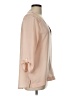 Express 100% Polyester Pink Tan 3/4 Sleeve Blouse Size L - photo 4