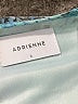 Adrienne 100% Polyester Paisley Blue Cocktail Dress Size L - photo 4