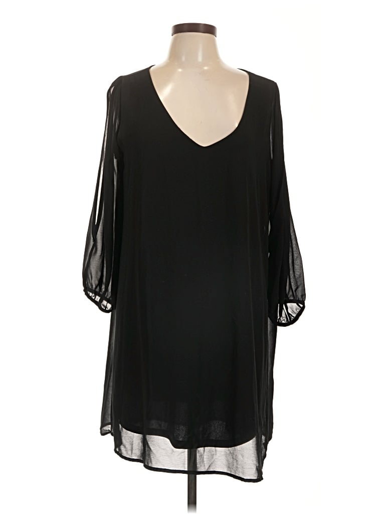Pre-owned Lulus Casual Dress In Black