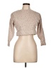 90 Degree by Reflex Tan 3/4 Sleeve Turtleneck Size 10 - photo 1