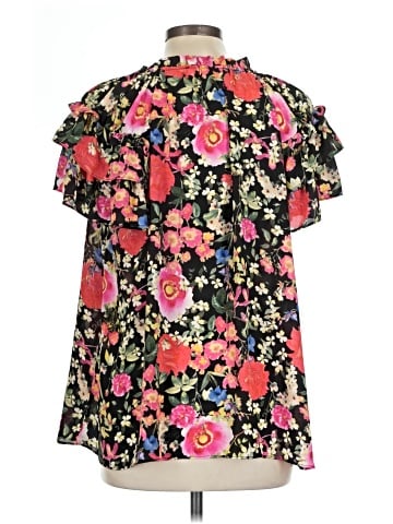 Unbranded Short Sleeve Blouse (view 2)