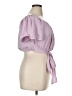 Lyaner Purple Short Sleeve Blouse Size XL - photo 4