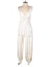 Chaser Metallic Ivory Jumpsuit Size S - photo 1