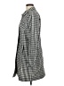 Talbots 100% Polyester Checkered-gingham Silver Coat Size 6 - photo 5