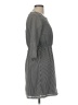 Pinky 100% Polyester Stripes Gray Casual Dress Size M - photo 4