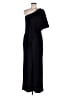 Marina Solid Black Jumpsuit Size 10 - photo 1