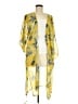 Justin Taylor 100% Polyester Yellow Kimono One size (estimated) - photo 1
