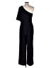 Marina Solid Black Jumpsuit Size 10 - photo 2