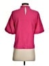 Ann Taylor LOFT 100% Polyester Pink Short Sleeve Blouse Size XS - photo 2