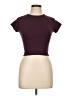 Unbranded Burgundy Short Sleeve Turtleneck Size L - photo 1