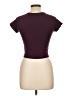 Unbranded Burgundy Short Sleeve Turtleneck Size L - photo 2