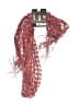 Noelle 100% Polyester Burgundy Pink Scarf One size - photo 1