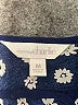 Charming Charlie 100% Polyester Blue Long Sleeve Blouse Size M - photo 7
