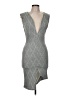 Monaco Argyle Gray Cocktail Dress Size M - photo 1