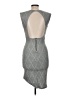 Monaco Argyle Gray Cocktail Dress Size M - photo 2