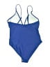 Unbranded Color Block Blue One Piece Swimsuit Size L (estimated) - photo 2