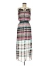 En Focus Studio 100% Polyester Print Pink Casual Dress Size 8 - photo 1