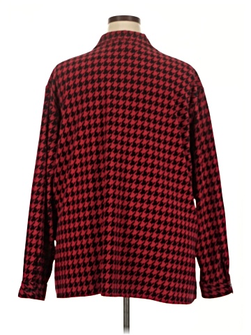 Denim & Co Long Sleeve Button-Down Shirt (view 2)