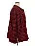 Denim & Co Houndstooth Red Long Sleeve Button-Down Shirt Size 3X - photo 4