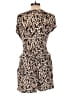 Loveappella Animal Print Brown Black Romper Size L - photo 2