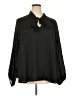Torrid 100% Polyester Black 3/4 Sleeve Blouse Size 3X Plus (3) - photo 1