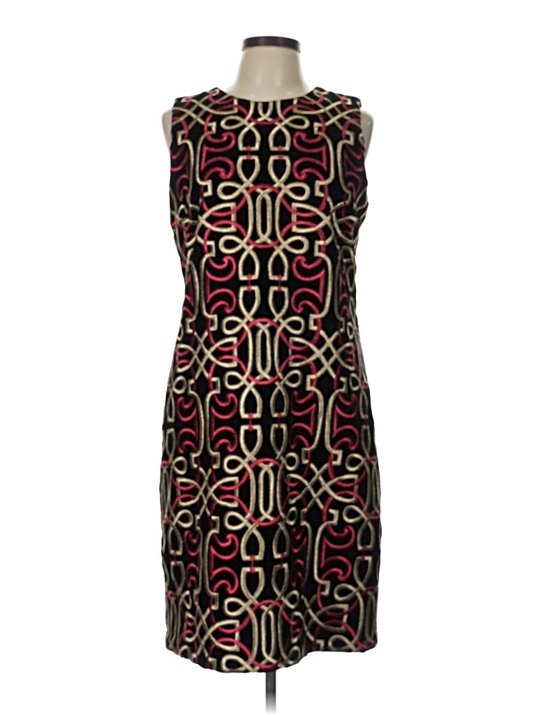Pre-owned J. Mclaughlin Cocktail Dress In Burgundy