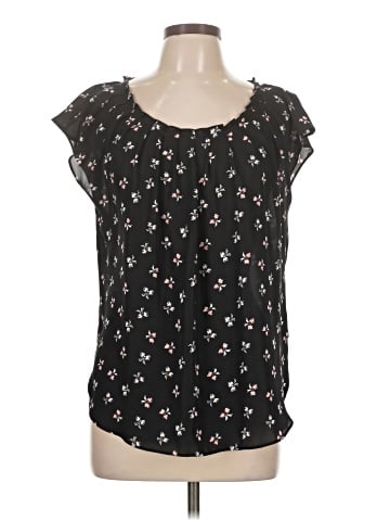 Lauren Conrad Short Sleeve Blouse (view 1)