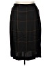 Rafael 100% Rayon Plaid Black Formal Skirt Size 14 - photo 1