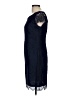 Eliza J Blue Short Sleeve Top Size 8 (petite) - photo 5