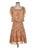 BCBGeneration 100% Polyester Paisley Orange Casual Dress Size S - photo 1
