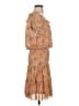 BCBGeneration 100% Polyester Paisley Orange Casual Dress Size S - photo 4