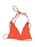Local Motion Solid Orange Swimsuit Top Size S - photo 1