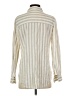 Gap Stripes Ivory Long Sleeve Button-Down Shirt Size XS - photo 2