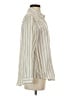 Gap Stripes Ivory Long Sleeve Button-Down Shirt Size XS - photo 4