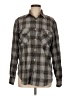 Unbranded 100% Cotton Plaid Gray Long Sleeve Button-Down Shirt Size EU 40 / US 10 - photo 1