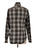Unbranded 100% Cotton Plaid Gray Long Sleeve Button-Down Shirt Size EU 40 / US 10 - photo 2