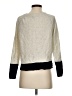 Vince. 100% Cashmere Color Block Gray Cashmere Pullover Sweater Size S - photo 2