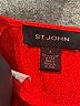 St. John Solid Red Black Wool Skirt Size 0 - photo 5