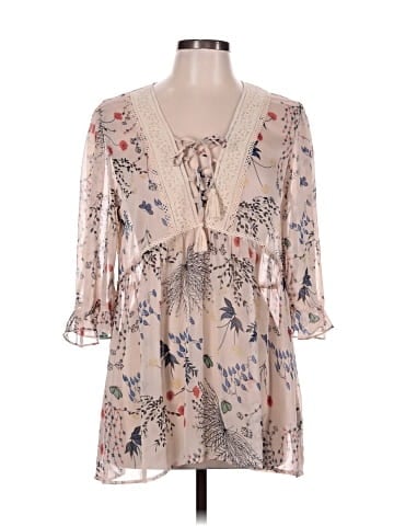 Miss Me 3/4 Sleeve Blouse (view 1)