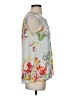 Kenar Floral Gray Sleeveless Blouse Size S - photo 4